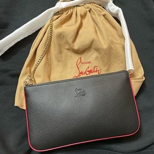 Christian Louboutin Loubila Leather Pouch Bag
